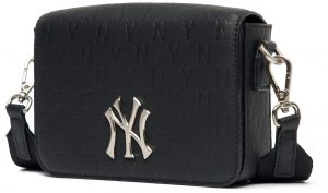 Túi Đeo Chéo MLB Mini Monogram Embo New York Yankees Black 3ACRS032N-50BKS